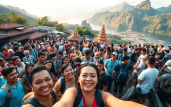 berita terbaru lokasi indonesia dengan wisatawan terviral sekarang ini