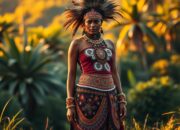 baju tradisional Papua Barat Daya