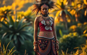 baju tradisional Papua Barat Daya