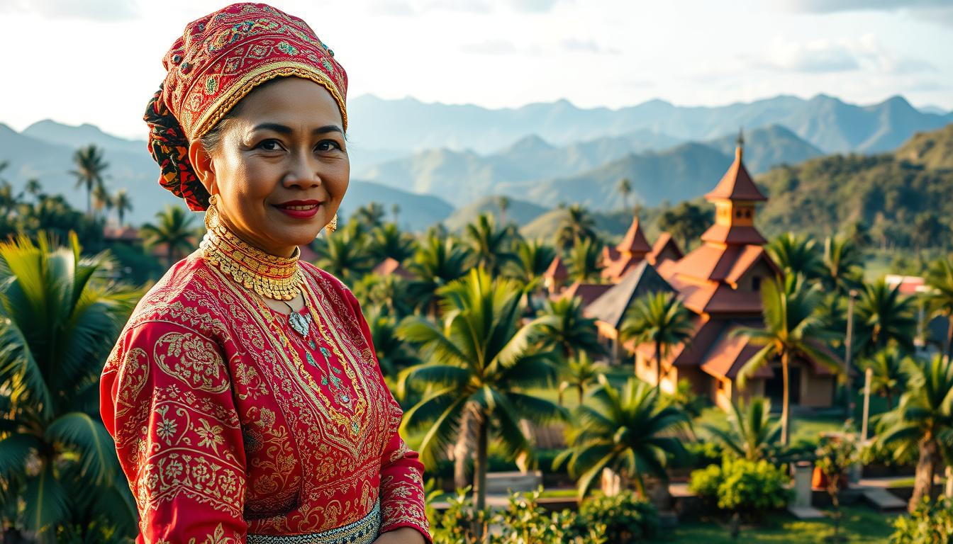 baju tradisional Sumatera Barat