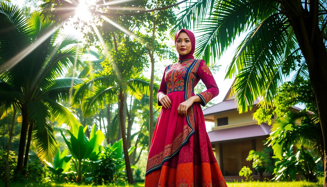 baju tradisional Sumatera Selatan