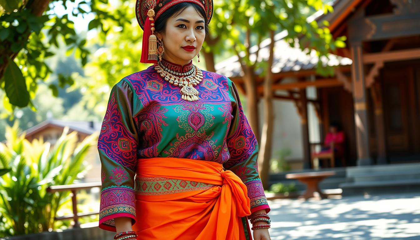baju tradisional laos