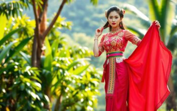 baju tradisional Thailand
