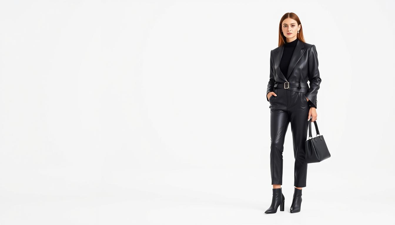 vegan leather outfits