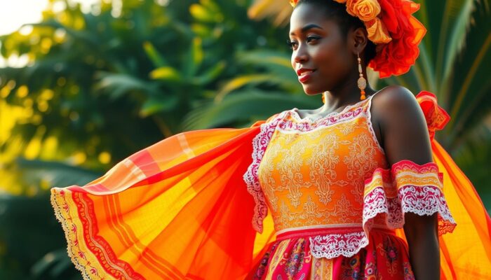 busana tradisional Barbados