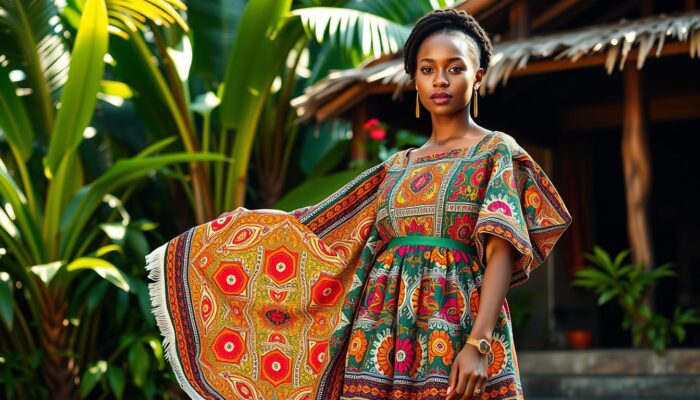 busana tradisional Dominika