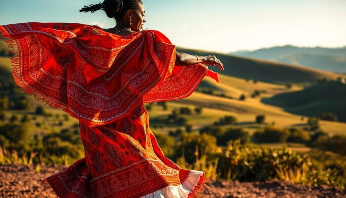 Baju Tradisional Eswatini dalam Perayaan