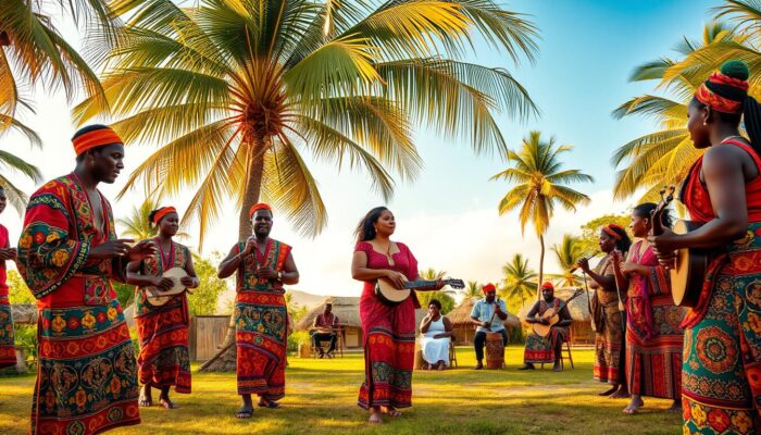 Baju Tradisional Guyana dan Musik Tradisional