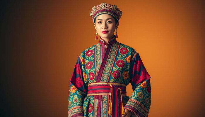 Baju Tradisional Kirgizstan untuk Perayaan