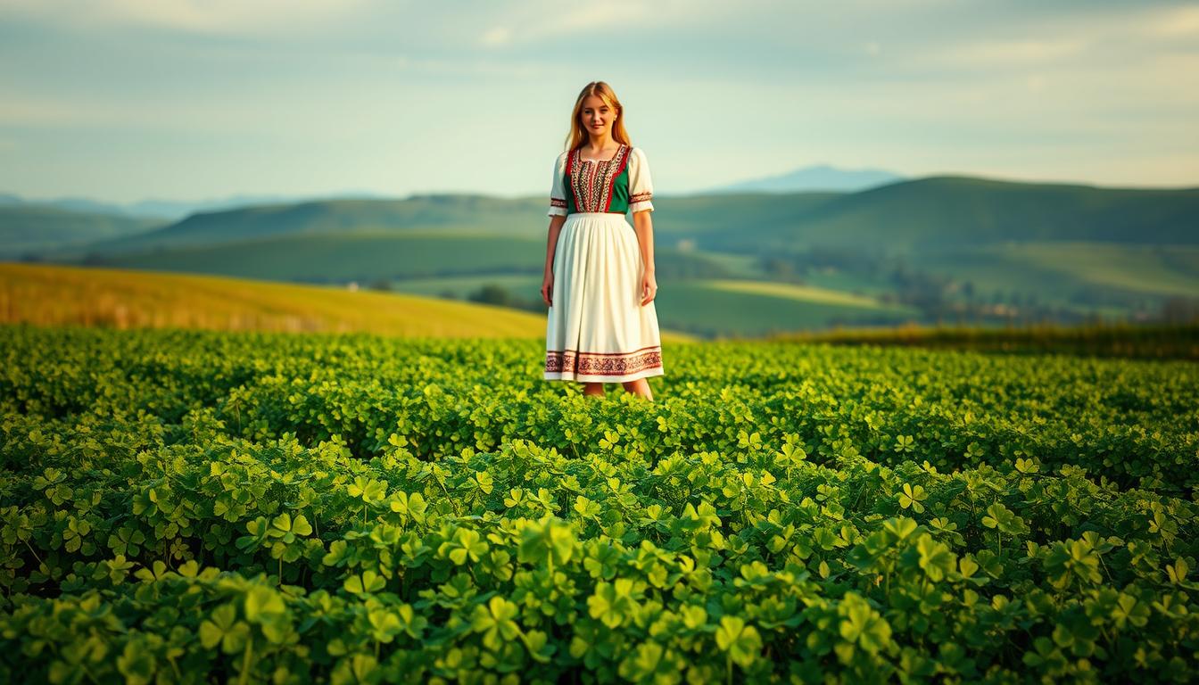 baju tradisional Irlandia
