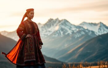 baju tradisional Kirgizstan