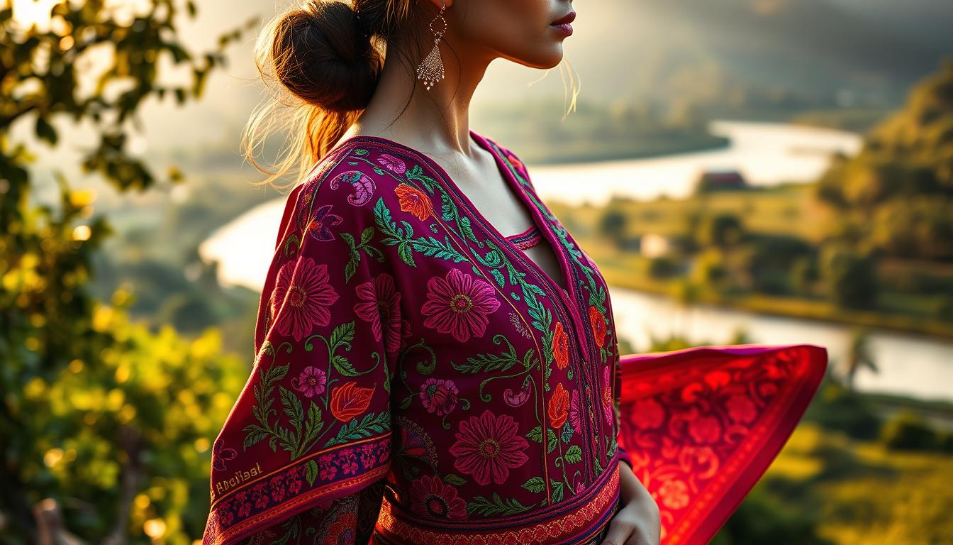 baju tradisional Laos