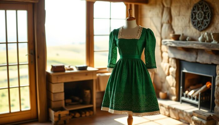 desain baju tradisional Irlandia
