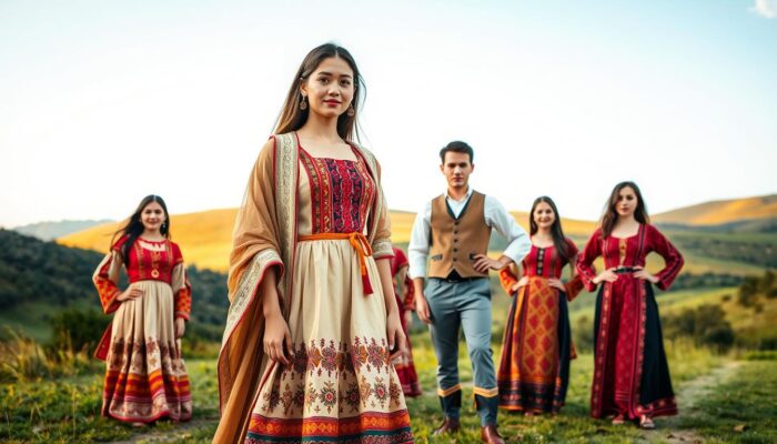 desain baju tradisional Kosovo