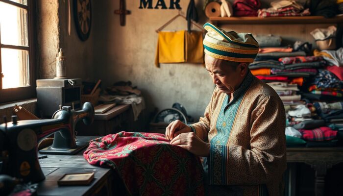 penjahit baju tradisional Komoro