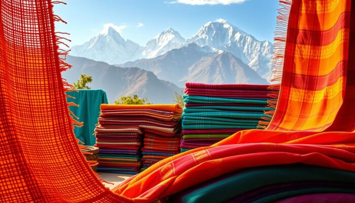 Bahan pakaian tradisional Nepal