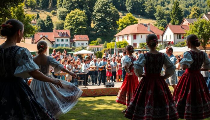 Baju Tradisional Slovenia dalam Festival