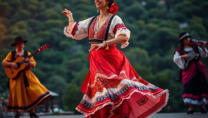 Baju Tradisional dalam Tarian Tradisional Siprus Utara