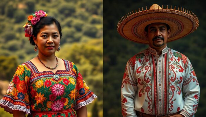 Perbandingan Baju Tradisional Nikaragua dan Meksiko