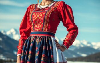 baju tradisional Norwegia