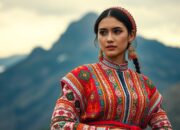 baju tradisional Ossetia Selatan