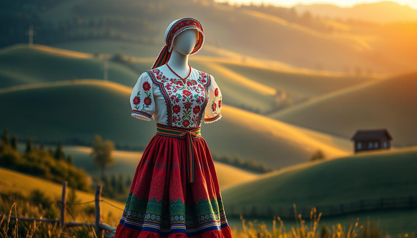 baju tradisional Rumania