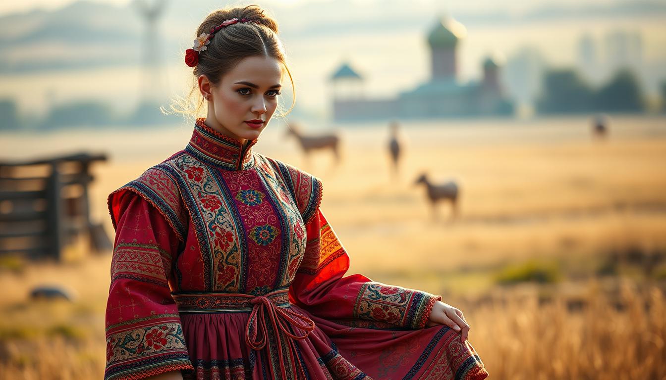 baju tradisional Rusia