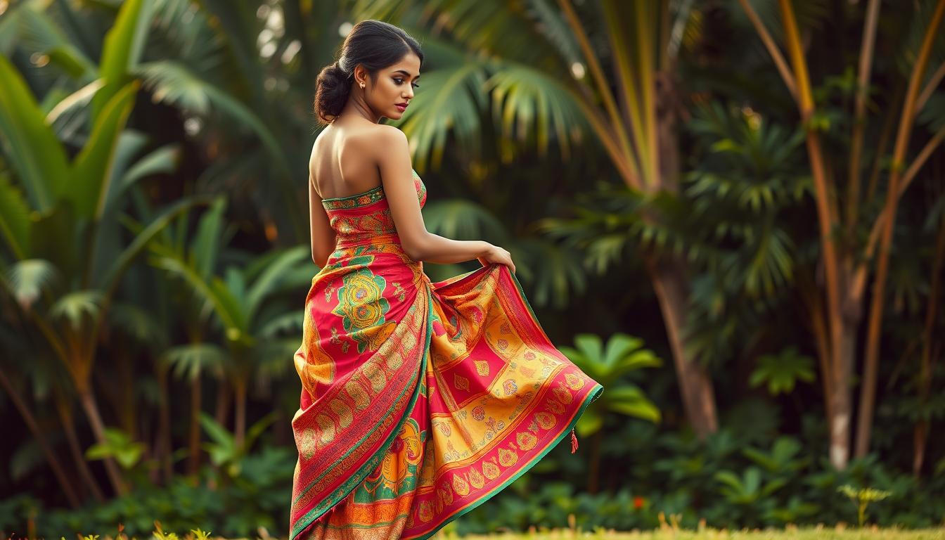 baju tradisional Sri Lanka