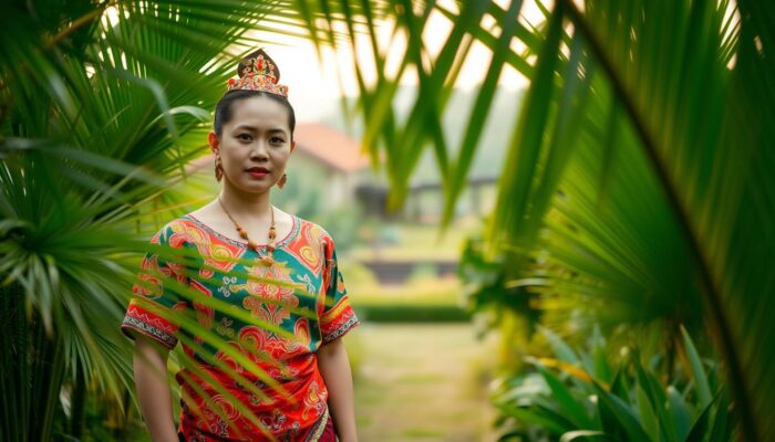 narasi dalam baju tradisional