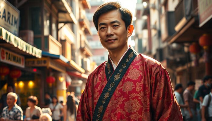 baju tradisional Taiwan di luar negeri