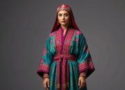 baju tradisional Turkmenistan