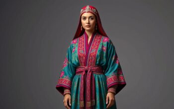 baju tradisional Turkmenistan