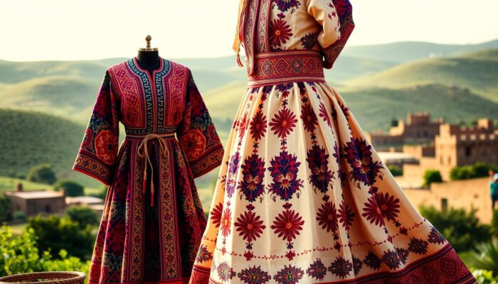 baju tradisional Yordania baju tradisional Yordania