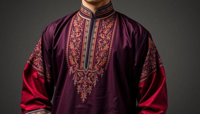 baju tradisional pria Tajikistan