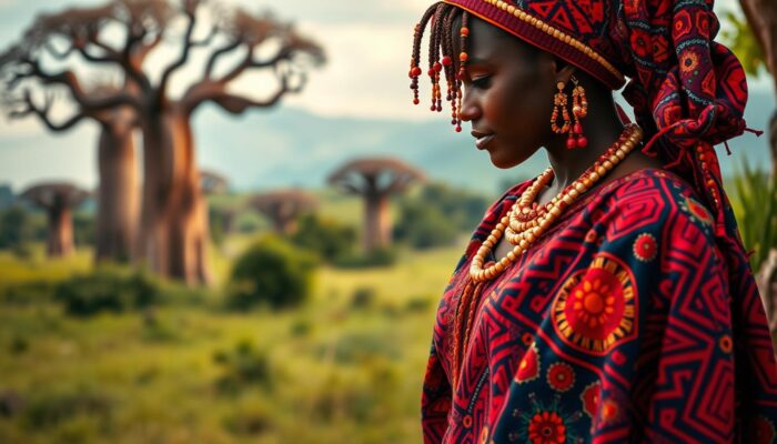 busana tradisional Tanzania
