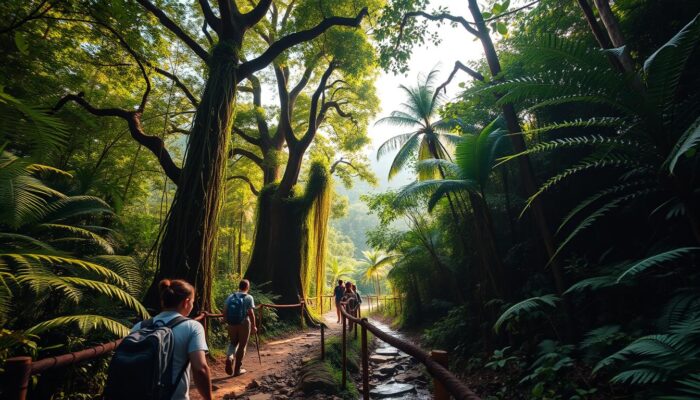 Trekking di Hutan Hujan Brunei